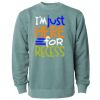 Unisex Midweight Pigment-Dyed Crewneck Sweatshirt Thumbnail