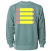 Unisex Midweight Pigment-Dyed Crewneck Sweatshirt Thumbnail