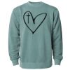 Unisex Midweight Pigment-Dyed Crewneck Sweatshirt Thumbnail