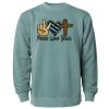 Unisex Midweight Pigment-Dyed Crewneck Sweatshirt Thumbnail