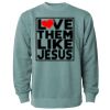 Unisex Midweight Pigment-Dyed Crewneck Sweatshirt Thumbnail