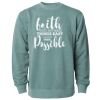 Unisex Midweight Pigment-Dyed Crewneck Sweatshirt Thumbnail