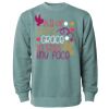 Unisex Midweight Pigment-Dyed Crewneck Sweatshirt Thumbnail