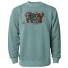 Unisex Midweight Pigment-Dyed Crewneck Sweatshirt Thumbnail