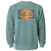 Unisex Midweight Pigment-Dyed Crewneck Sweatshirt Thumbnail