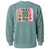Unisex Midweight Pigment-Dyed Crewneck Sweatshirt Thumbnail