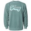Unisex Midweight Pigment-Dyed Crewneck Sweatshirt Thumbnail