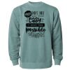 Unisex Midweight Pigment-Dyed Crewneck Sweatshirt Thumbnail