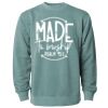 Unisex Midweight Pigment-Dyed Crewneck Sweatshirt Thumbnail