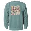Unisex Midweight Pigment-Dyed Crewneck Sweatshirt Thumbnail