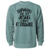 Unisex Midweight Pigment-Dyed Crewneck Sweatshirt Thumbnail