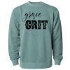 Unisex Midweight Pigment-Dyed Crewneck Sweatshirt Thumbnail