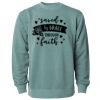 Unisex Midweight Pigment-Dyed Crewneck Sweatshirt Thumbnail