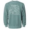 Unisex Midweight Pigment-Dyed Crewneck Sweatshirt Thumbnail