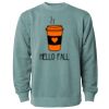 Unisex Midweight Pigment-Dyed Crewneck Sweatshirt Thumbnail