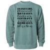 Unisex Midweight Pigment-Dyed Crewneck Sweatshirt Thumbnail