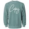 Unisex Midweight Pigment-Dyed Crewneck Sweatshirt Thumbnail