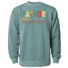 Unisex Midweight Pigment-Dyed Crewneck Sweatshirt Thumbnail