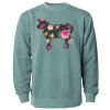 Unisex Midweight Pigment-Dyed Crewneck Sweatshirt Thumbnail