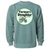 Unisex Midweight Pigment-Dyed Crewneck Sweatshirt Thumbnail