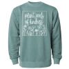 Unisex Midweight Pigment-Dyed Crewneck Sweatshirt Thumbnail