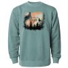 Unisex Midweight Pigment-Dyed Crewneck Sweatshirt Thumbnail