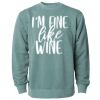 Unisex Midweight Pigment-Dyed Crewneck Sweatshirt Thumbnail