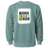 Unisex Midweight Pigment-Dyed Crewneck Sweatshirt Thumbnail