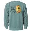 Unisex Midweight Pigment-Dyed Crewneck Sweatshirt Thumbnail