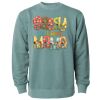 Unisex Midweight Pigment-Dyed Crewneck Sweatshirt Thumbnail