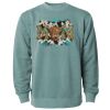 Unisex Midweight Pigment-Dyed Crewneck Sweatshirt Thumbnail