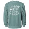 Unisex Midweight Pigment-Dyed Crewneck Sweatshirt Thumbnail
