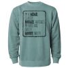 Unisex Midweight Pigment-Dyed Crewneck Sweatshirt Thumbnail