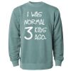 Unisex Midweight Pigment-Dyed Crewneck Sweatshirt Thumbnail