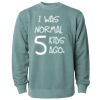 Unisex Midweight Pigment-Dyed Crewneck Sweatshirt Thumbnail