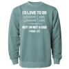 Unisex Midweight Pigment-Dyed Crewneck Sweatshirt Thumbnail