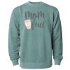 Unisex Midweight Pigment-Dyed Crewneck Sweatshirt Thumbnail