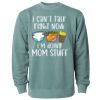 Unisex Midweight Pigment-Dyed Crewneck Sweatshirt Thumbnail