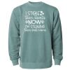 Unisex Midweight Pigment-Dyed Crewneck Sweatshirt Thumbnail