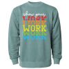 Unisex Midweight Pigment-Dyed Crewneck Sweatshirt Thumbnail