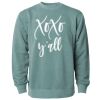 Unisex Midweight Pigment-Dyed Crewneck Sweatshirt Thumbnail