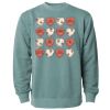 Unisex Midweight Pigment-Dyed Crewneck Sweatshirt Thumbnail