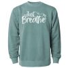 Unisex Midweight Pigment-Dyed Crewneck Sweatshirt Thumbnail