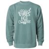 Unisex Midweight Pigment-Dyed Crewneck Sweatshirt Thumbnail