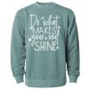 Unisex Midweight Pigment-Dyed Crewneck Sweatshirt Thumbnail