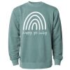 Unisex Midweight Pigment-Dyed Crewneck Sweatshirt Thumbnail