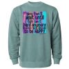 Unisex Midweight Pigment-Dyed Crewneck Sweatshirt Thumbnail