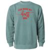 Unisex Midweight Pigment-Dyed Crewneck Sweatshirt Thumbnail