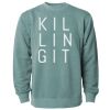 Unisex Midweight Pigment-Dyed Crewneck Sweatshirt Thumbnail