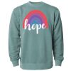 Unisex Midweight Pigment-Dyed Crewneck Sweatshirt Thumbnail